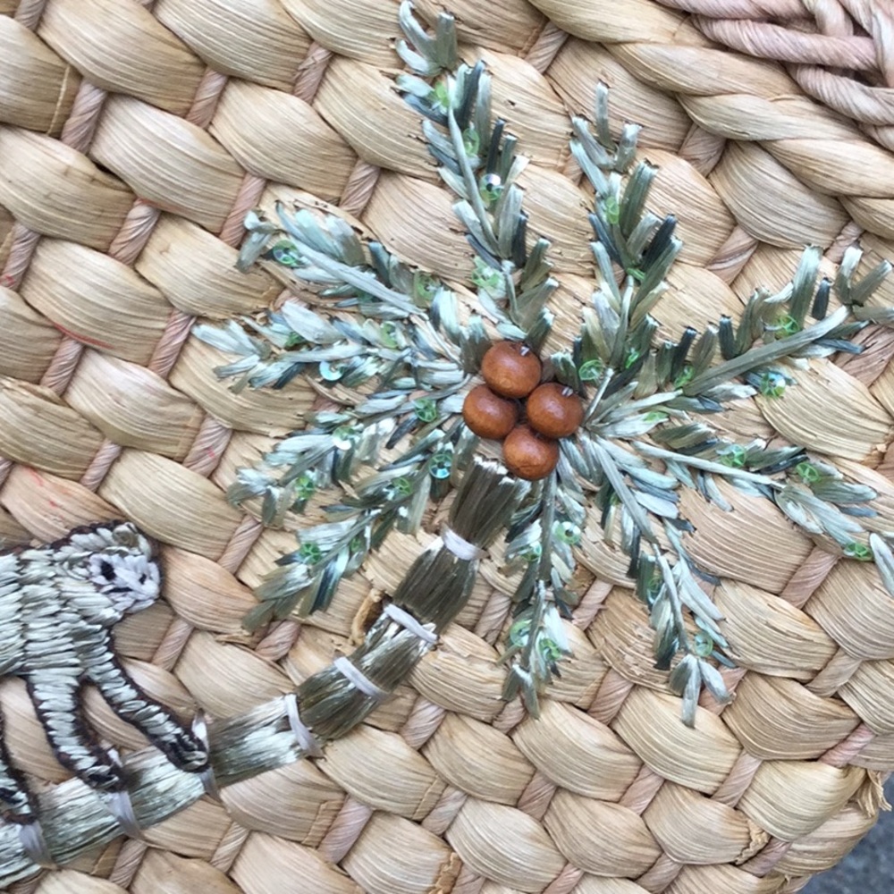 Woven cappelli strawworld bag boho travel purse cowgirl Easter spring market - Picture 2 of 9